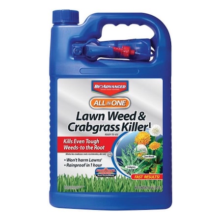 Bayer Advanced. BioAdvanced All-In-One Weed and Crabgrass Killer RTU Liquid 1 gal 704130A